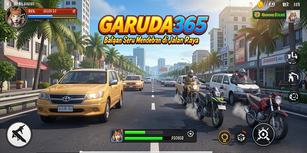 Tampilan gameplay GARUDA365 yang mendebarkan dan penuh aksi.
