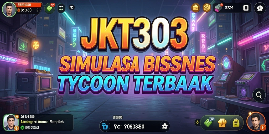 Screenshot gameplay JKT303 menampilkan simulasi bisnis yang menarik.