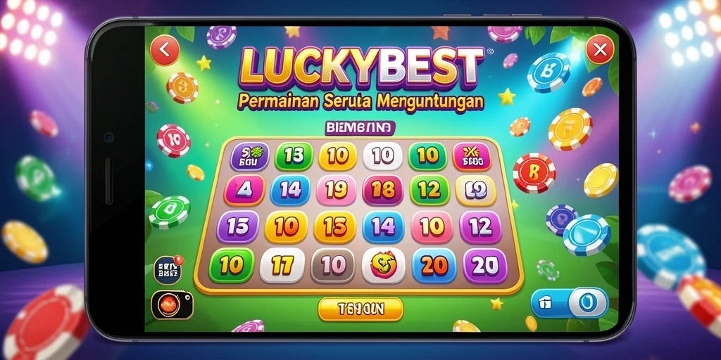 Tampilan menarik dari gameplay Bingo di LUCKYBEST.