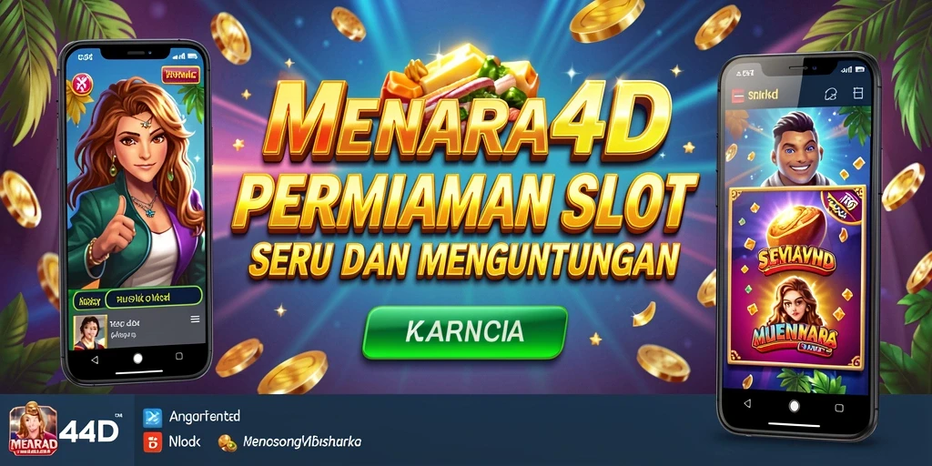 Menampilkan gameplay seru dari MENARA4D dengan berbagai slot menarik.