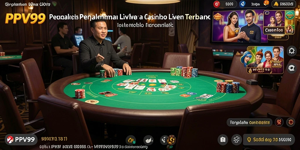 Gameplay Live Casino yang mendebarkan di PPV99 dengan dealer profesional.