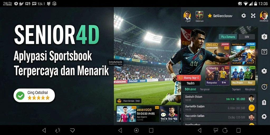 Tampilan gameplay menarik dari aplikasi Sportsbook SENIOR4D.