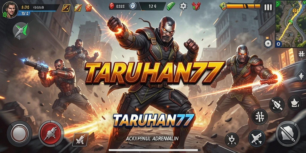 Tangkapan layar TARUHAN77 menampilkan aksi mendebarkan di tengah pertempuran.